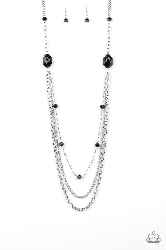 Paparazzi Dare To Dazzle - Black Necklace