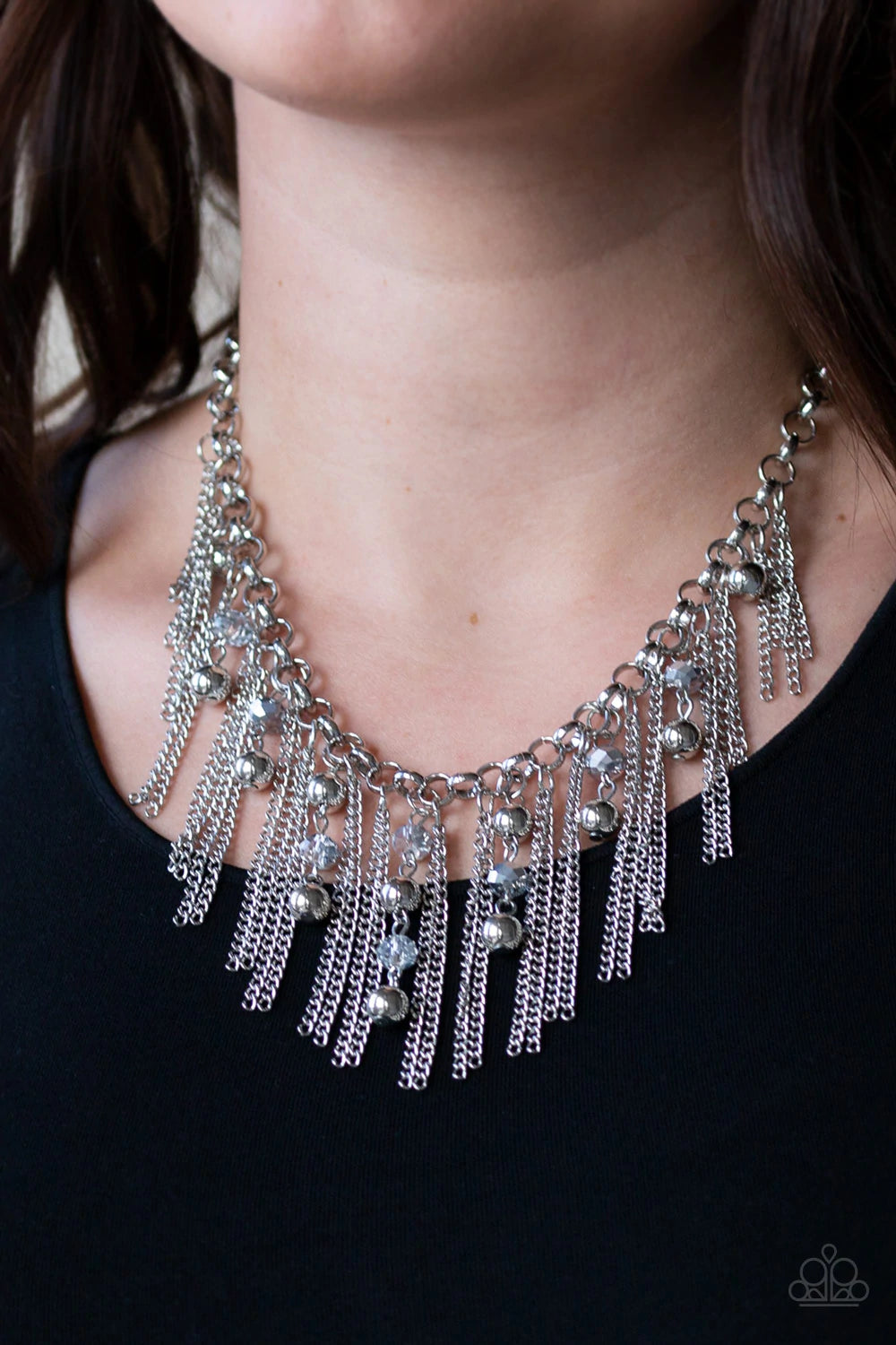 Ever Rebellious - Silver Necklace Paparazzi