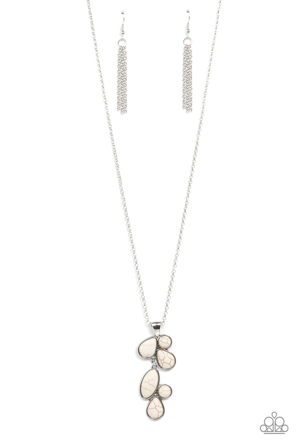 Paparazzi Wild Bunch Flair - Ivory Necklace