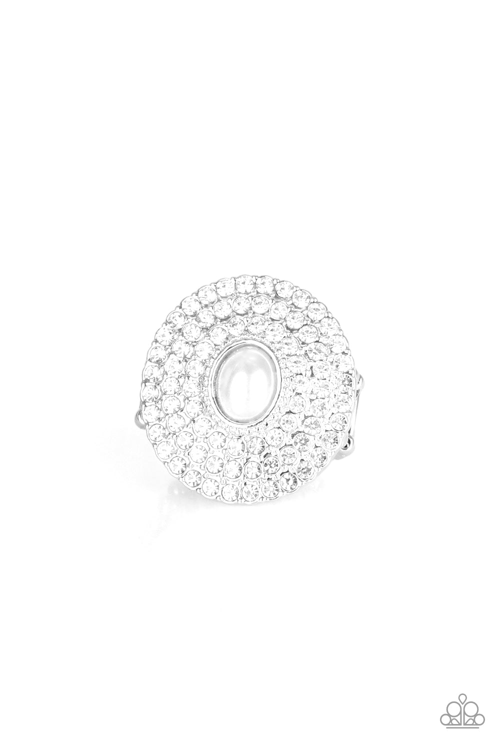 Royal Ranking - White Paparazzi Ring