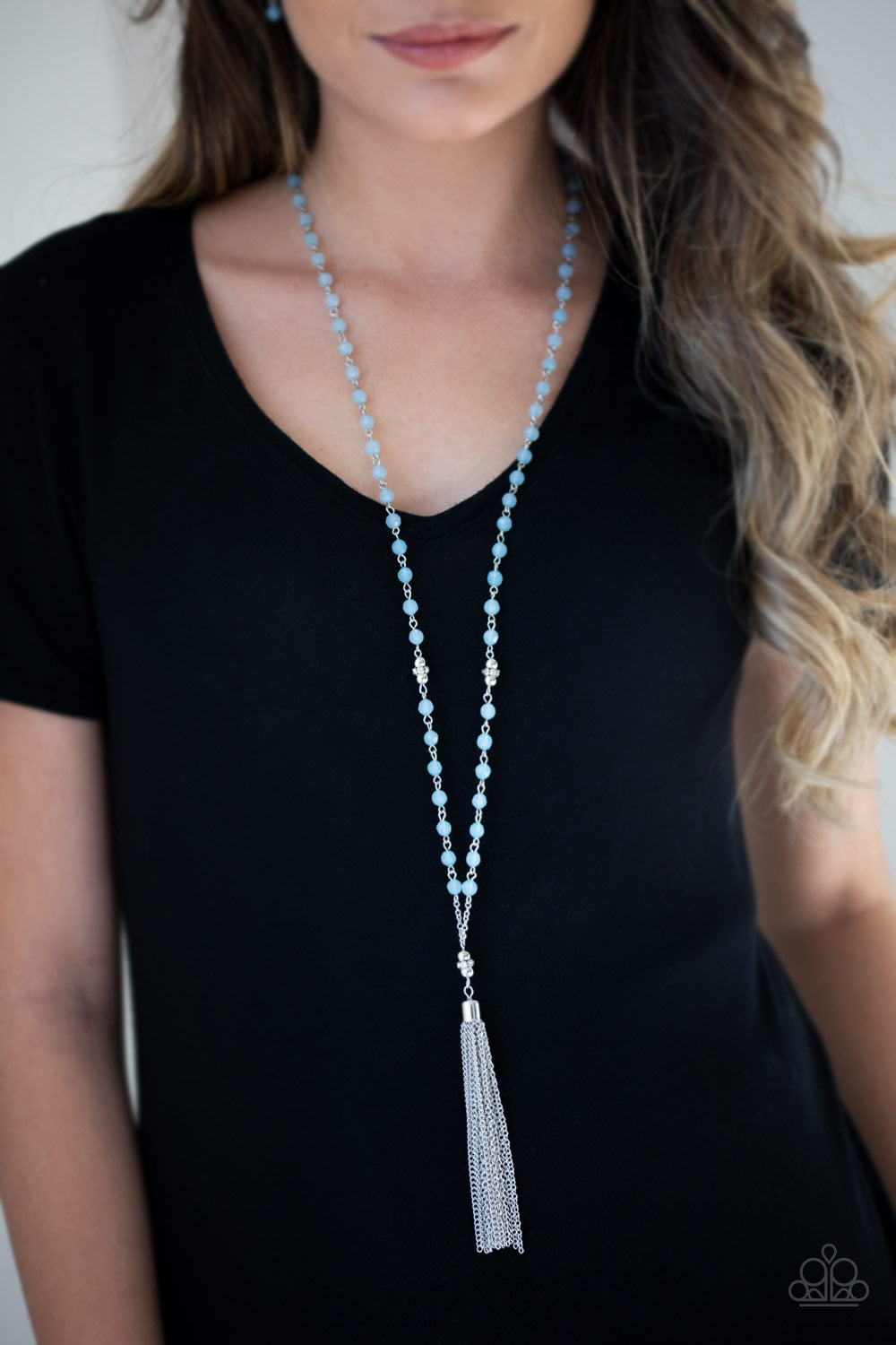 Tassel Takeover - Blue Necklace Paparazzi