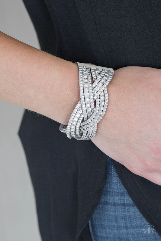 Paparazzi Bring On The Bling - Silver Bracelet