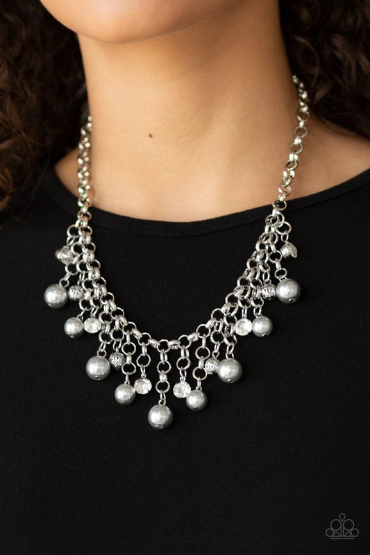HEIR-headed - Silver Necklace Paparazzi
