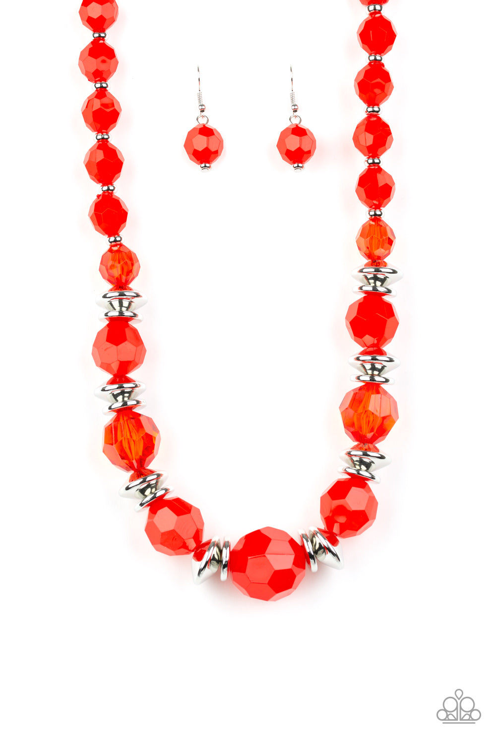 Dine and Dash Necklace Red Paparazzi